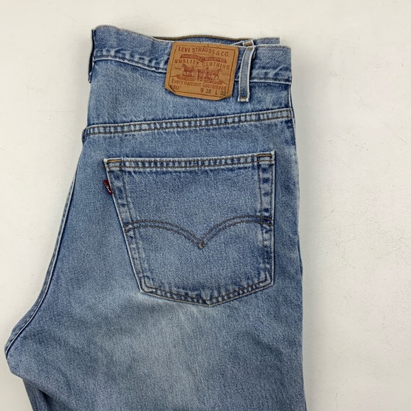 Vintage Levi’s 550 High Waist Jeans 38x32 - Picture 7 of 8